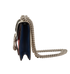 Embellished Snake Mini Dionysus, &pound;495, Handbags, Navy/Red/White, Leather, Bottom view